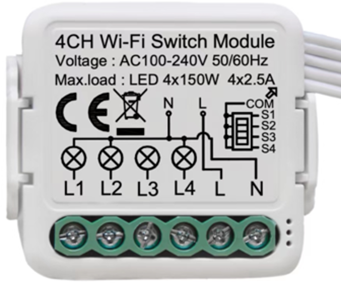 WIFI 4G+BLE WITH NEUTRAL LINE